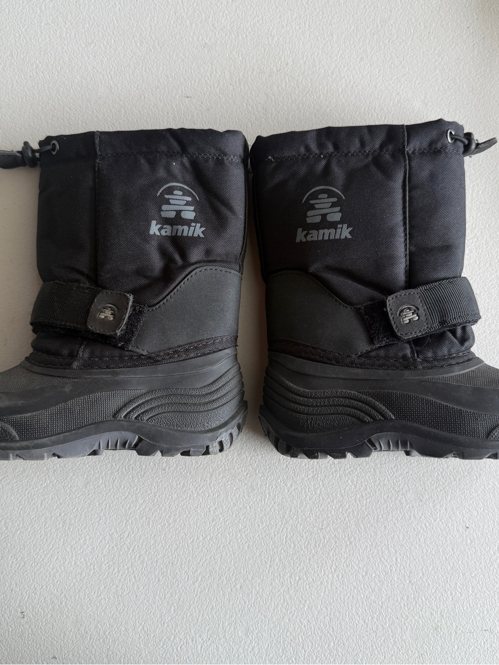 Kamik Toddler Kids Black Insulated Snow Boots Size 11